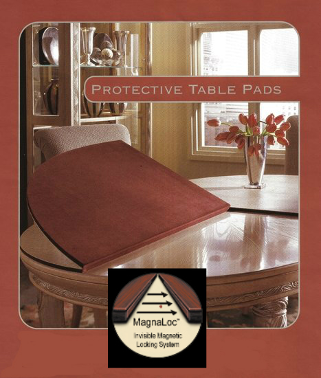 International Table Pads - Custom Table Pad with up to 2 leaves or 120  total length - OTPC1 — GreatFurnitureDeal